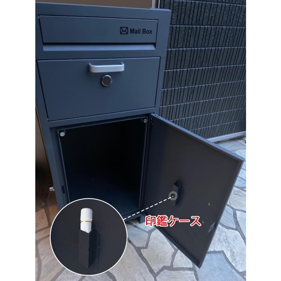 宅配ボックス 戸建用 後付け 大型 75L 大容量 防水 宅配ポスト 宅配box