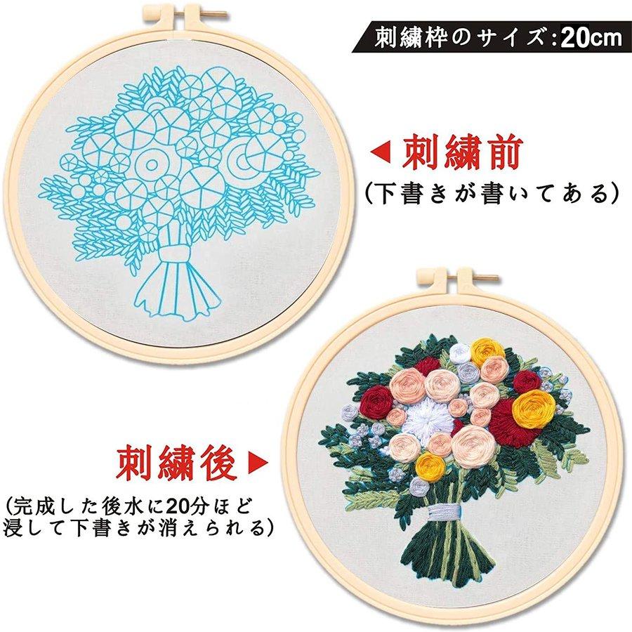 花草刺繍のパネル　手編みレース繋ぎ　ホワイトクロス 花草刺繍のパネル 手編みレース繋ぎ ホワイトクロス