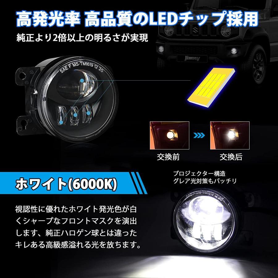 ジムニー LED フォグランプ デイランプ スギキ JB64 ジムニーシエラ
