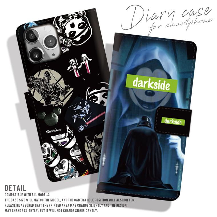 全機種対応 手帳型 iPhone17 Air XR ケース スター ウォーズ パロディ