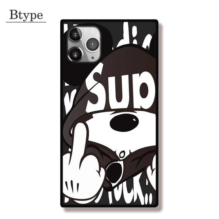 iPhone ガラスケース TPU 強化ガラス SQUARE iPhone16 アイフォン16