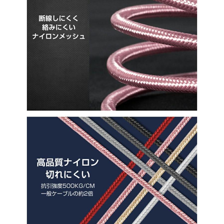 【クーポンで1,104円お買い得】 5本セット 1mx2本+2mx2本+3mx1本 iPhone 17 pro Air Type-C ケーブル 充電 タイプC iphone 16e 14 15 13 Xperia HUAWEI  超p祭 | L&Lスマホサービス | 07