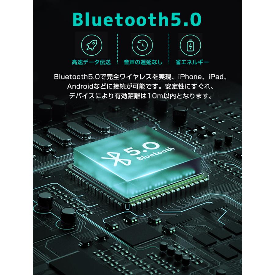 本日の目玉 Bluetooth5 0 ブルートゥーススピーカー ワイヤレス Ipx6 ポータブル 高音質大音量重低音 Sdカード Aux Tws対応 マイク内蔵 スピーカー