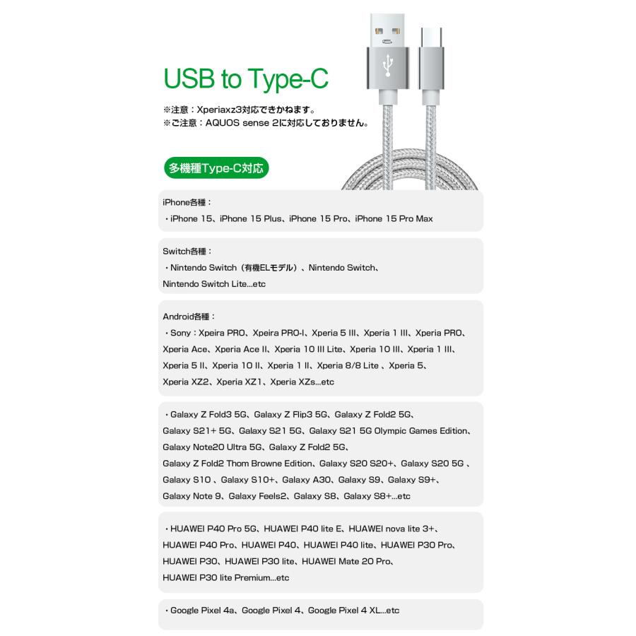L&Lスマホサービス iPhone18 Pro Max 充電ケーブル USB-C ケーブル 2m