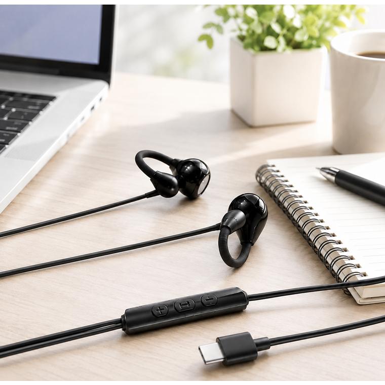 【1,780円→1,540円12時間限定】イヤホン 有線 タイプ c イヤーカフ Type-C 耳を塞がない bluetooth 充電不要  iPhone Hi-Fi高音質 iPad/Andr | L&Lスマホサービス | 17