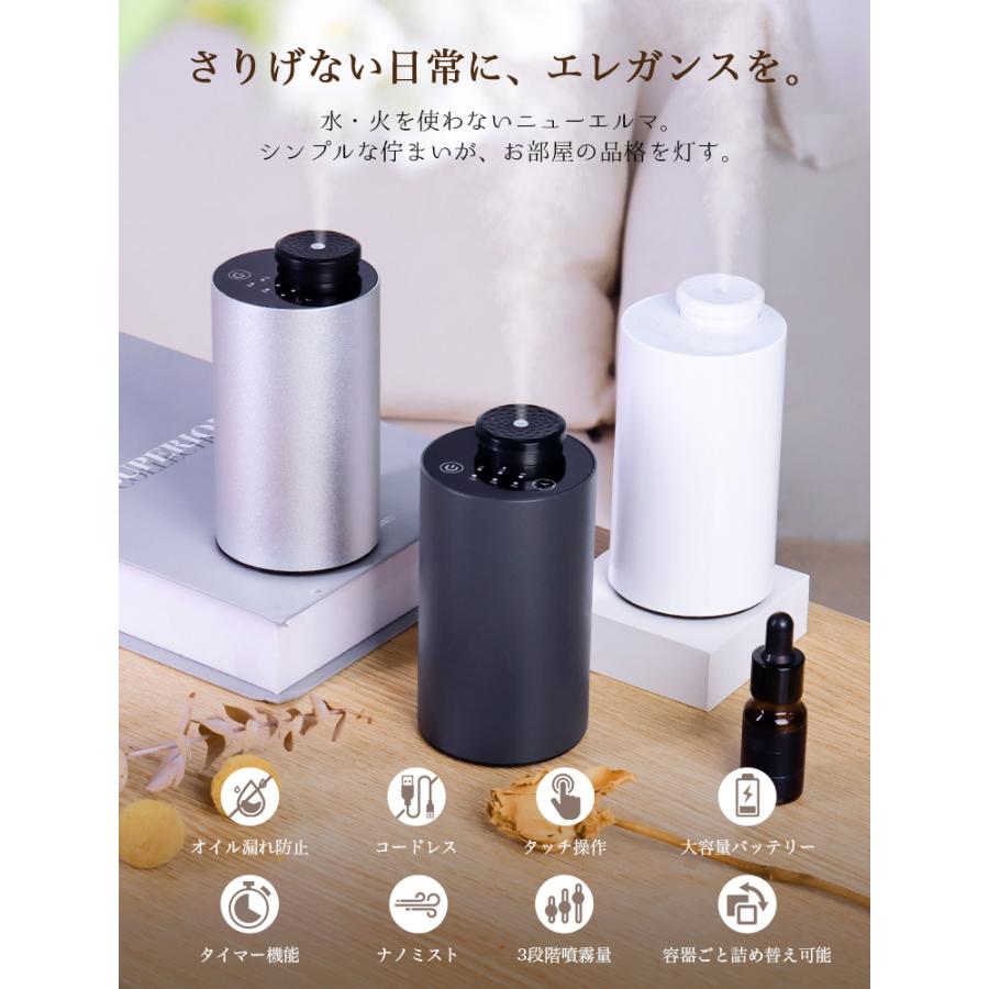 3,980円→3,480円12時間特売】 アロマディフューザー 水なし