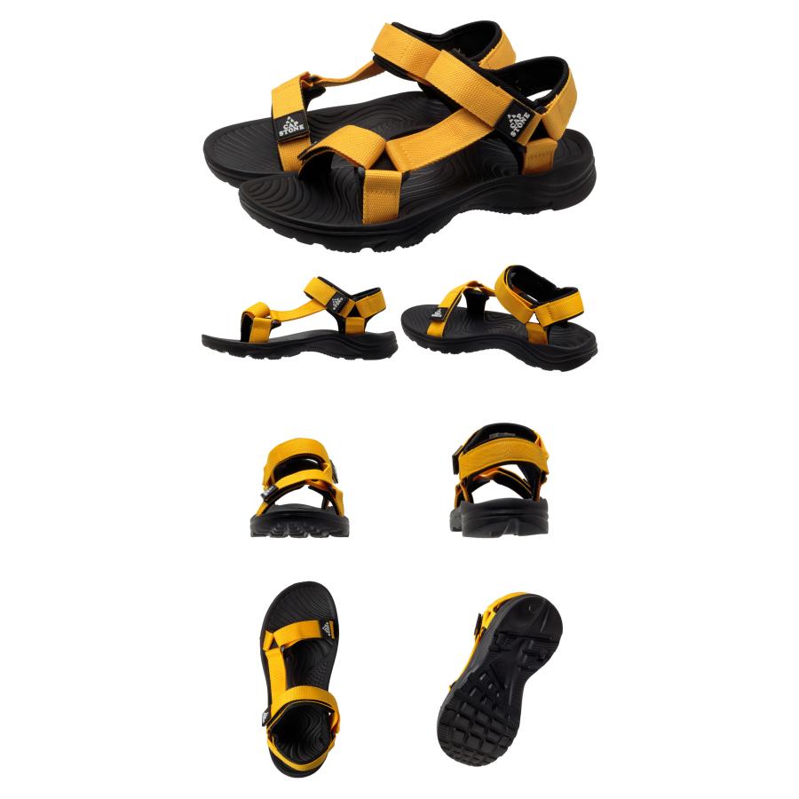 CAP STONE スポーツサンダル メンズ サンダル 歩きやすい 軽い 軽量 ブラック モスグリーン ブルー イエロー 全4色 25.5cm 26cm 26.5cm 27cm 4002 |  | 24
