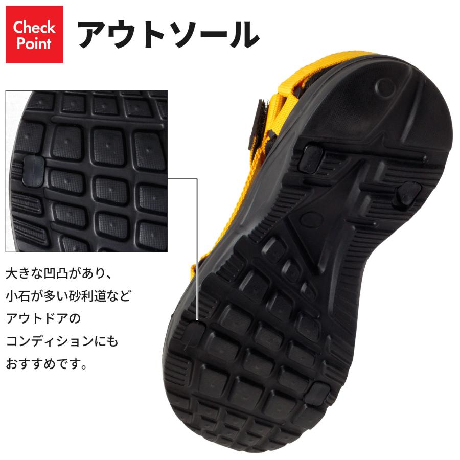 CAP STONE スポーツサンダル メンズ サンダル 歩きやすい 軽い 軽量 ブラック モスグリーン ブルー イエロー 全4色 25.5cm 26cm 26.5cm 27cm 4002 |  | 08