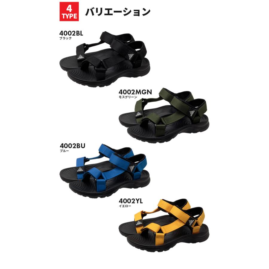 CAP STONE スポーツサンダル メンズ サンダル 歩きやすい 軽い 軽量 ブラック モスグリーン ブルー イエロー 全4色 25.5cm 26cm 26.5cm 27cm 4002 |  | 11