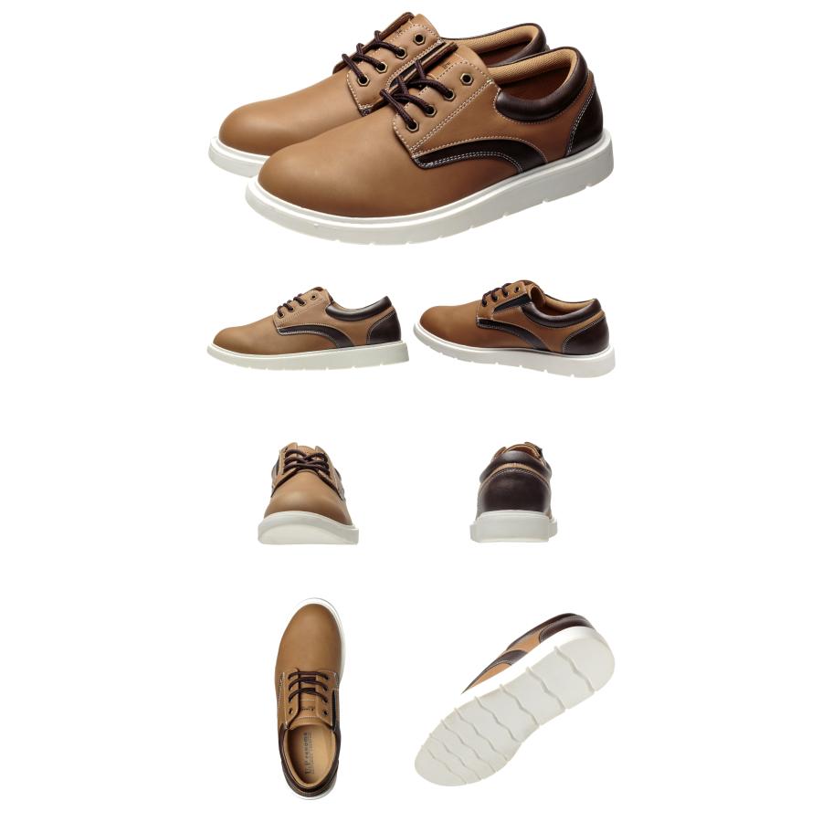 U.P renoma スニーカー メンズ カジュアルシューズ 幅広 3E 防水 防滑