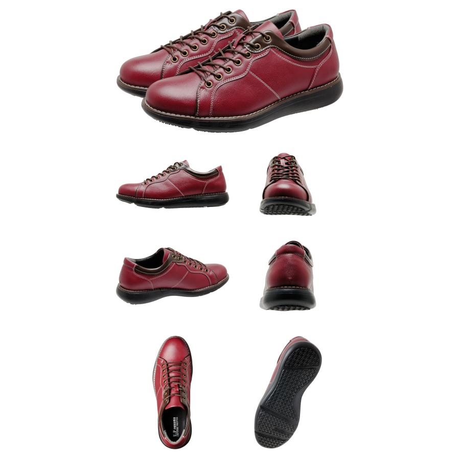 U.P renoma カジュアルシューズ 歩きやすい メンズ レースアップ シューズ 紳士靴 幅広 3E相当 靴 黒 ブラック ブラウン ネイビー ビジネス ビジカジ 全4色 9045 | U.P renoma | 20