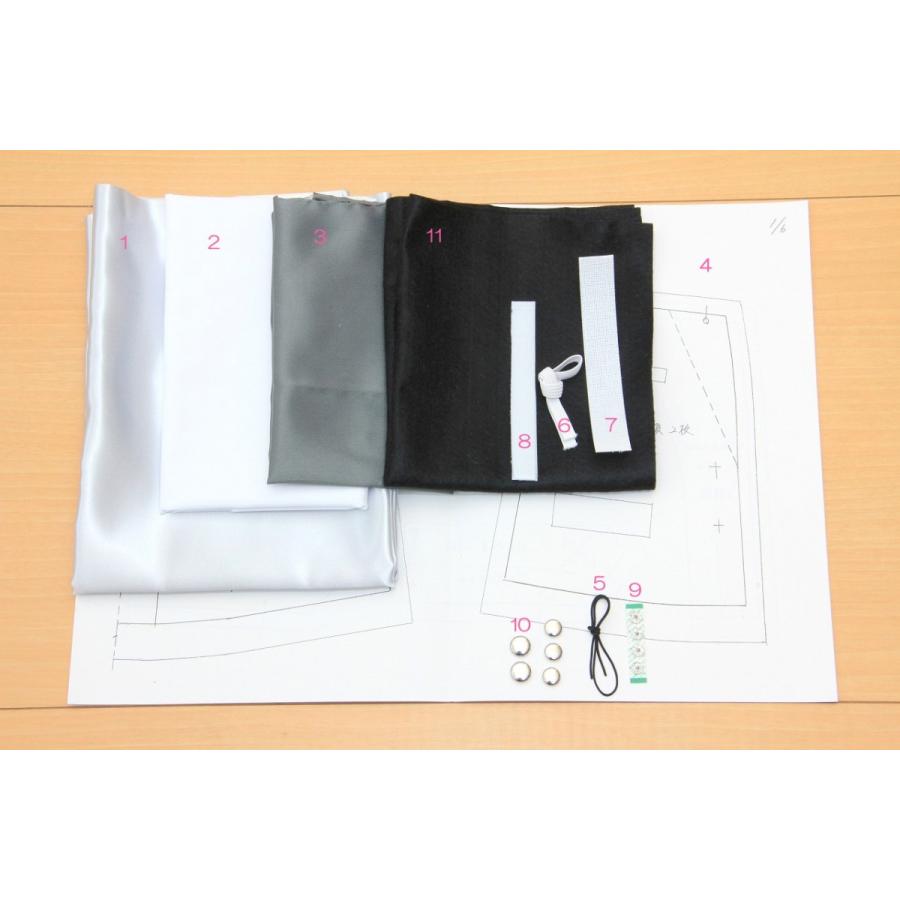 ■代引き不可■　ダッフィー（Ｓ）用のタキシード手作りウェルカムドール衣装キット(グレー） | Disney | 05