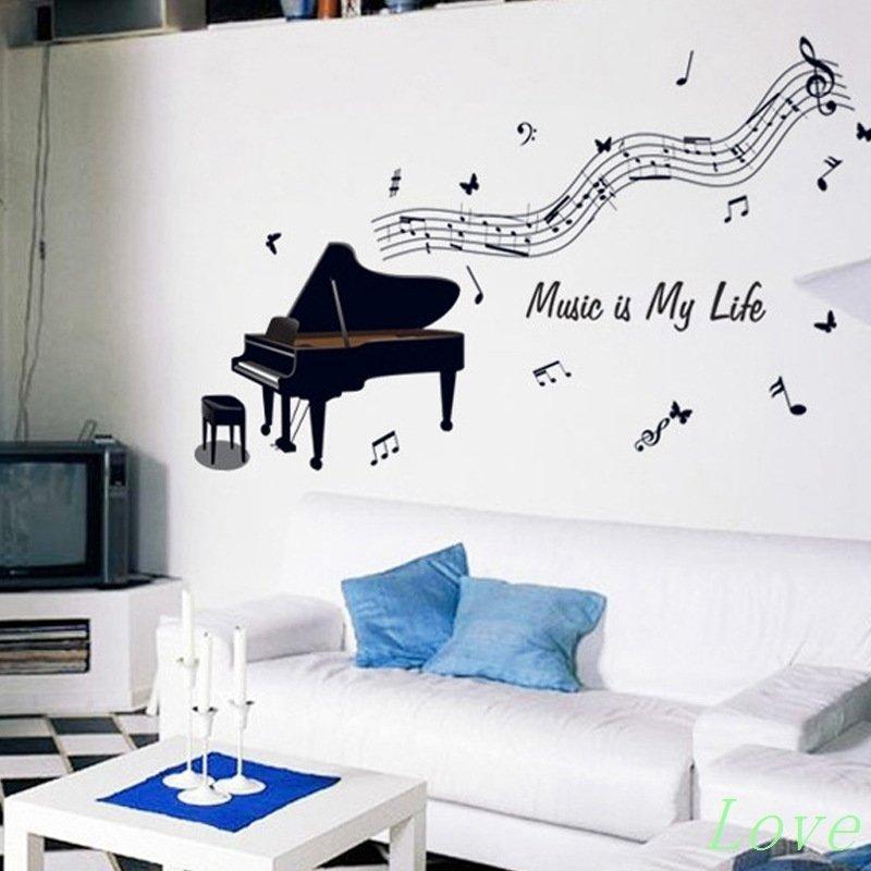 ウォールステッカー壁ステッカーウォールシール壁シール壁面装飾室内装飾DIYインテリアシール式ピアノ音符上品可愛いおしゃれウ  :per010706312:ちいさなライオン 通販 