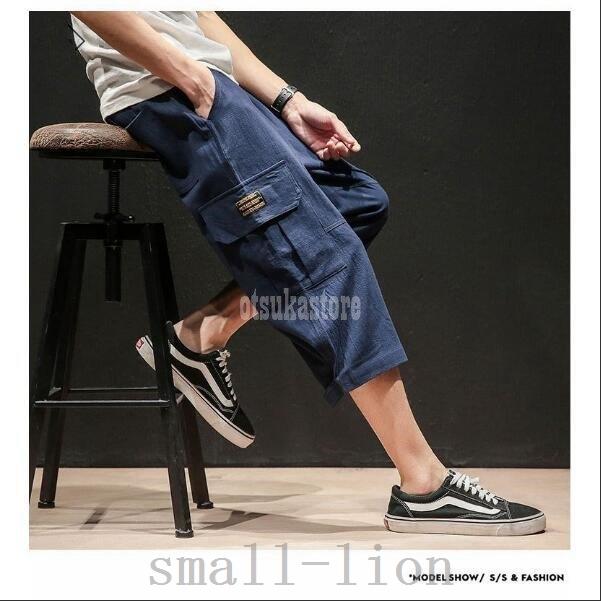 希少 黒入荷 ボトムス パンツ クロップドパンツマジックテープハーフパンツ7分丈 七分丈ショートパンツ綿七分丈ズボンカーゴパンツ大きいメンズ涼しい七分 シャツクロップドパンツ7分丈パンツパンツルック父の日22 Www Threeriversofs Com