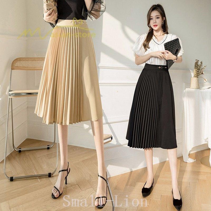 レディースファッション 濃いピンク系統 スカートハイウエストおしゃれ着痩せ代30代40代 プリーツ通勤ol高級感上品無地膝丈春夏スーツオフィスフォーマルエレガントお出かけ22 Wo7ruclseo Www Guillermobogao Com