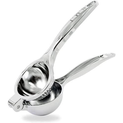 果汁 絞り器 ハンドジューサー 手動ジューサー シルバー