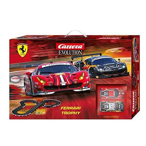 高品質登場から人気沸騰 Carrera 1 32 プリペイドカード コード販売 Evolution Ferrari Trophy スロットカー スロットカー2台入り レースコースセット スロットカー2台入り S Small Forest 100 安い