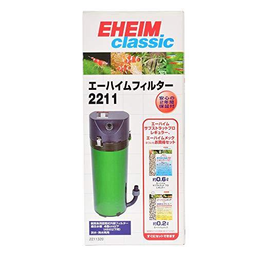お気にいる 1 X センチメートル 24x26x44 ろ材付セット クラシックフィルター2211 エーハイム フィルター ポンプ ろ材 Aliuminium Lt