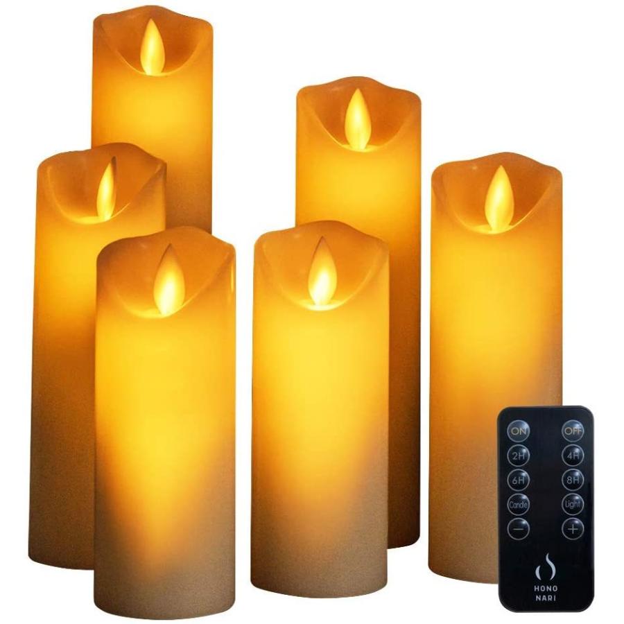 Hononari Led キャンドル ライト S6 専用リモコン付 6点セット その他健康家電 Vest Doctum Edu Br