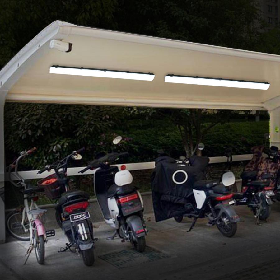 LEDベースライト一体型 チップ式 3個セット 40W形 IP65 防雨 防水 防雪 防塵 耐腐食 LED蛍光灯 照明器具 天井直付 倉庫 ガレージ 通路 車庫 駐輪場 作業場_16