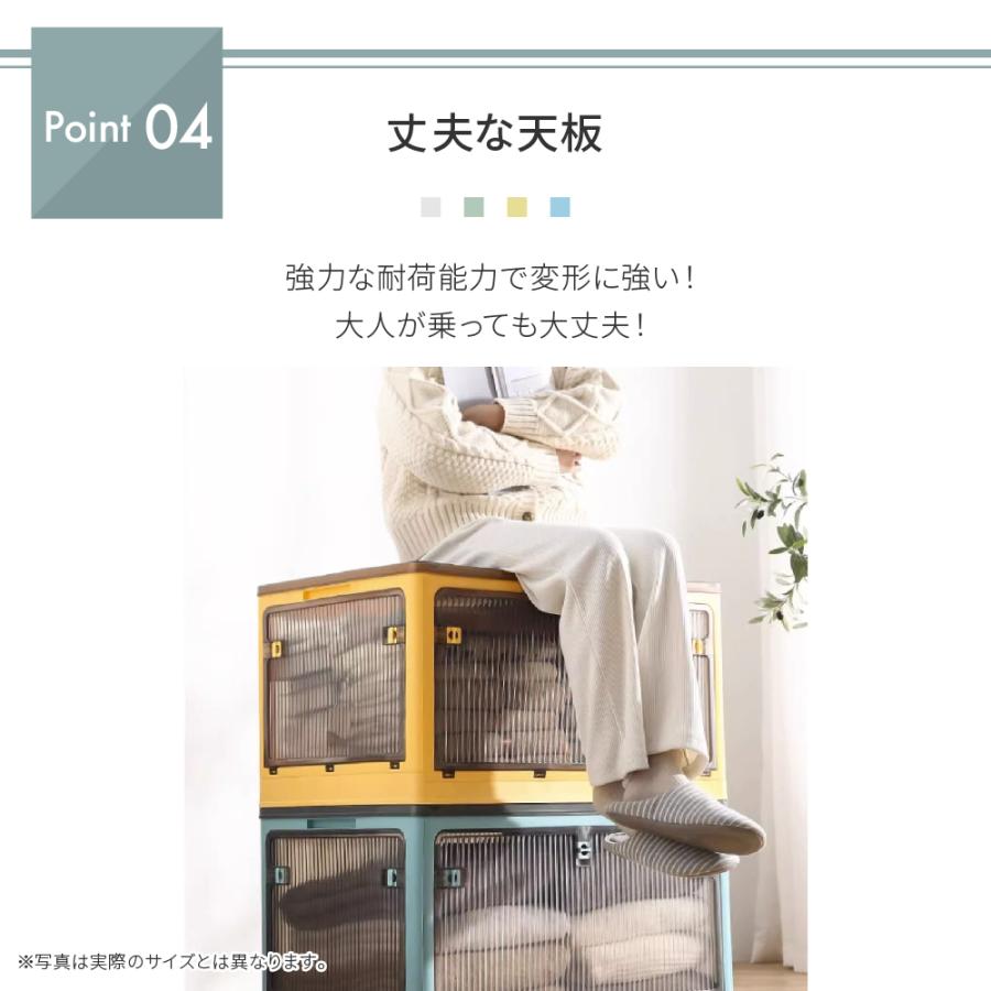 Smaly（スマリー） 収納ボックス 5面開閉 折りたたみ フタ付き