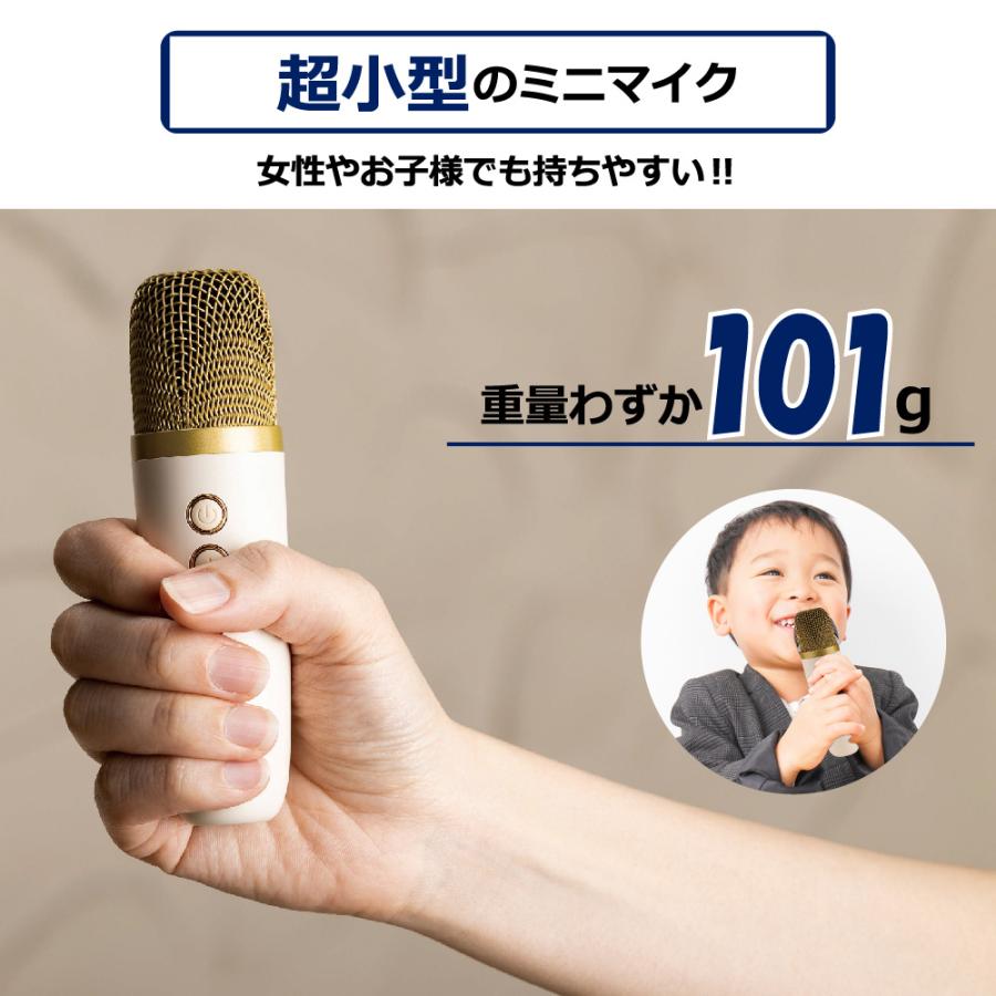 2024新型 Smaly ミニ カラオケセット マイク2本付き 小型 2024新型 Smaly ミニ カラオケセット マイク2本付き 小型