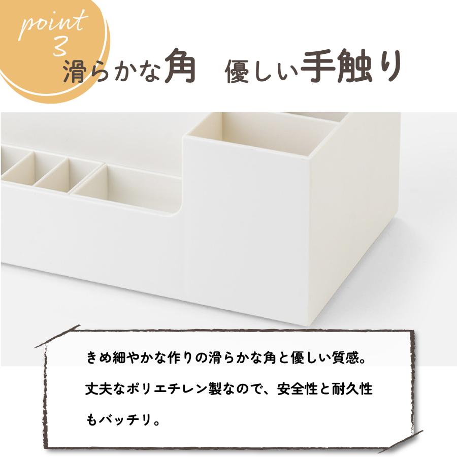 Smaly（スマリー） 卓上整理ボックス デスクオーガナイザー 卓上収納