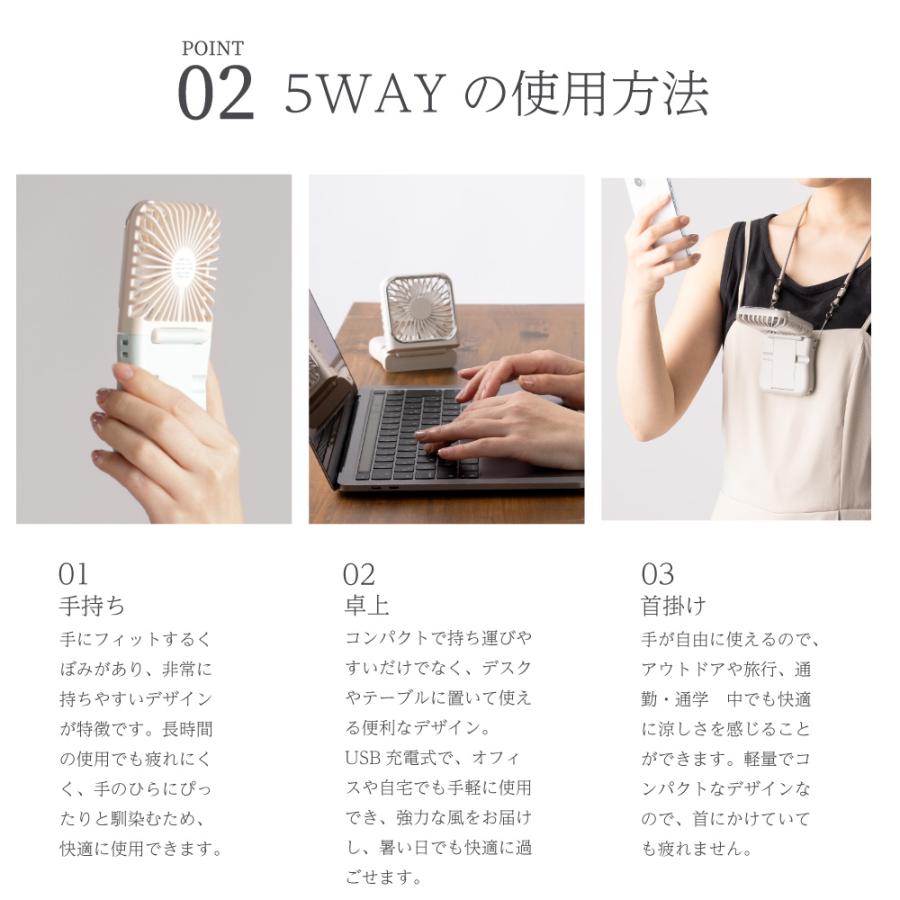 Smaly（スマリー） 5way 冷却プレート付き アイス ハンディファン 2026