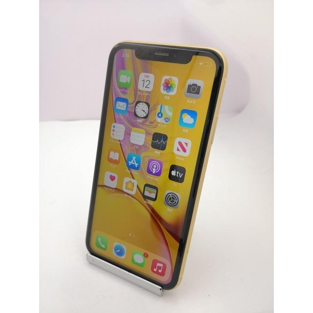 美品 国内版 SIMフリー iPhoneXr 64GB イエロー色 ショップ 美品 国内