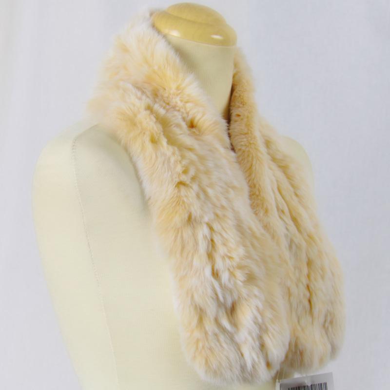 毛皮 /レッキス ラビット マフラー チョーカー 編み込み デザイン  リアルファー レディース　『クリックポスト』ご指定で配送料無料 |  | 16