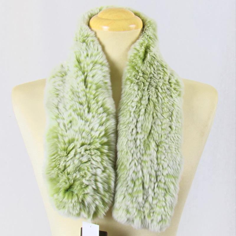 毛皮 /レッキス ラビット マフラー チョーカー 編み込み デザイン  リアルファー レディース　『クリックポスト』ご指定で配送料無料 |  | 10