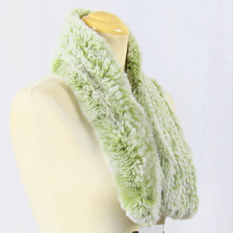 毛皮 /レッキス ラビット マフラー チョーカー 編み込み デザイン  リアルファー レディース　『クリックポスト』ご指定で配送料無料 |  | 11