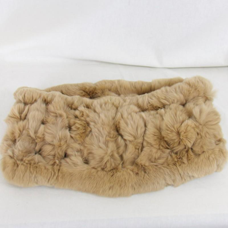 毛皮/レッキス ラビット　スヌード フリル デザイン ネックウォーマー リアルファー レディース  大サイズ |  | 16