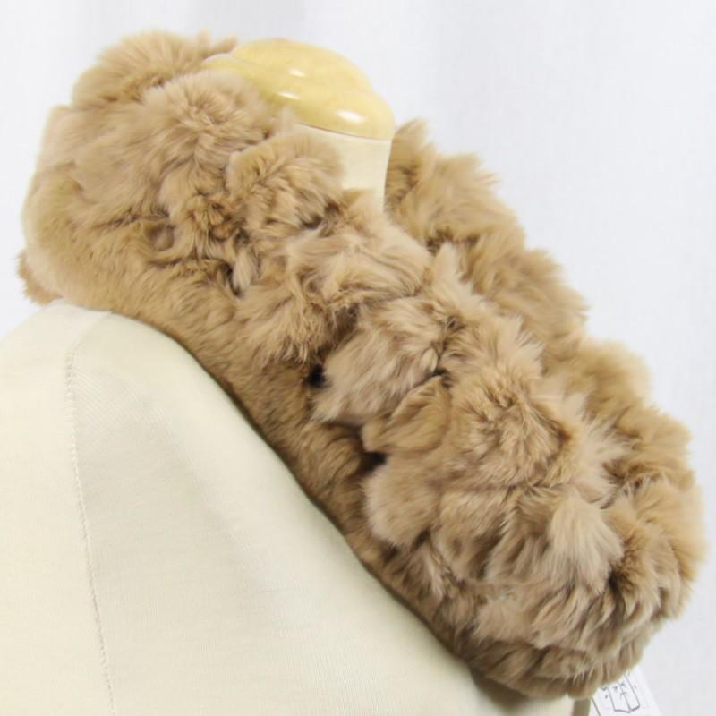 毛皮/レッキス ラビット　スヌード フリル デザイン ネックウォーマー リアルファー レディース  大サイズ |  | 11