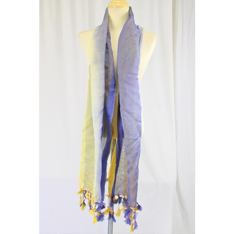 インドコットン/シルク/大判ストール　薄手　春夏秋冬　インド綿　コットンシルク『クリックポスト』ご指定で配送料無料 |  | 04