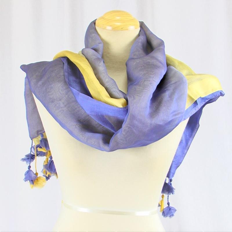 インドコットン/シルク/大判ストール　薄手　春夏秋冬　インド綿　コットンシルク『クリックポスト』ご指定で配送料無料 |  | 05