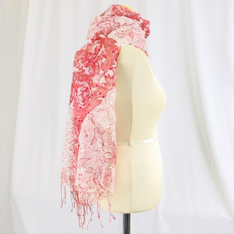 インドコットン/シルク/大判ストール　薄手　春夏秋冬　インド綿　コットンシルク『クリックポスト』ご指定で配送料無料 |  | 07