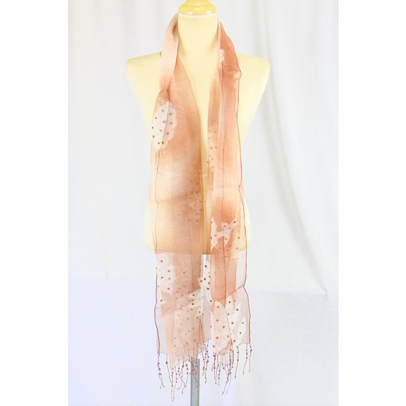 インドコットン/シルク/大判ストール　薄手　春夏秋冬　インド綿　コットンシルク『クリックポスト』ご指定で配送料無料 |  | 04