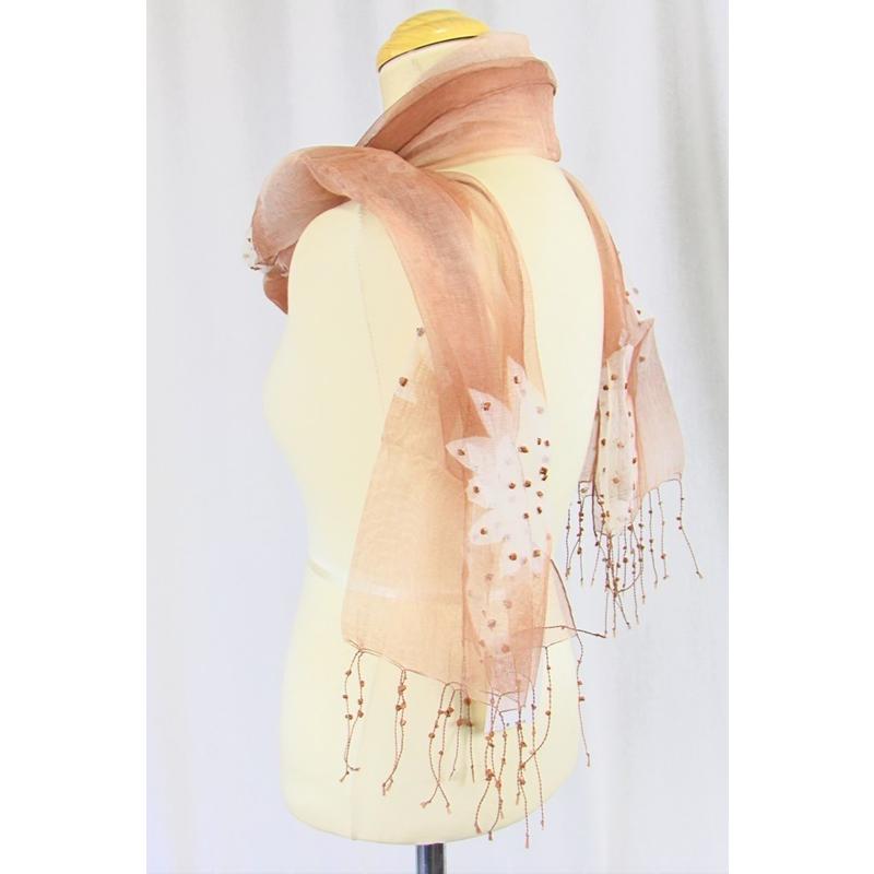 インドコットン/シルク/大判ストール　薄手　春夏秋冬　インド綿　コットンシルク『クリックポスト』ご指定で配送料無料 |  | 06