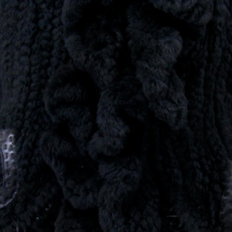 ヌートリア/リアルファー/毛皮　ヌートリアジャケット　フリル　ニッティング　編み込み　 |  | 06