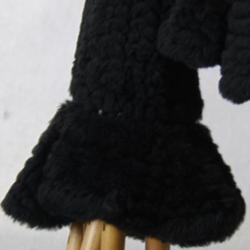 ヌートリア/リアルファー/毛皮　ヌートリアジャケット　フリル　ニッティング　編み込み　 |  | 08