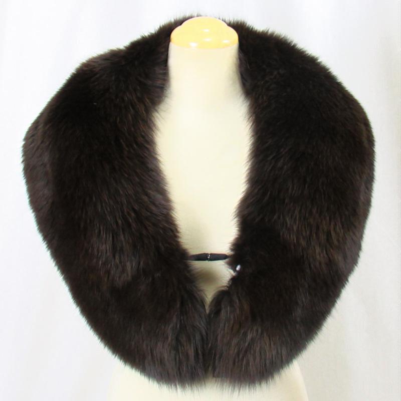 毛皮/フォックス サガ ブルーフォックス ファー ショール マフラー