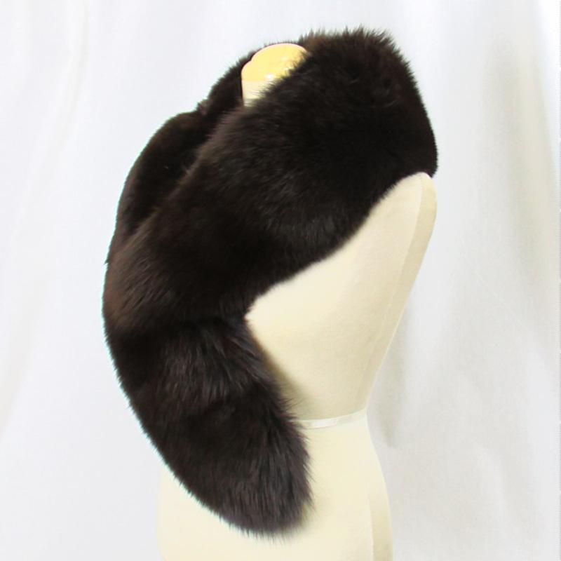 【極美品✨】Sov. ソブ ボレロ ブルーフォックスファー ブラック 黒 楽天市場】日本製 サガ SAGA ブルーフォックス ファー マフラー