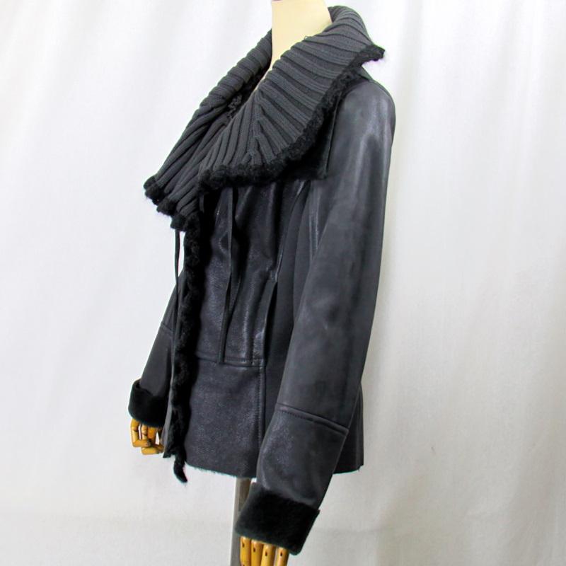 毛皮/ムートン/羊革/ムートンジャケット/リアルファー /OLIVIERI（オリヴィエリ）/イタリア製ムートン/１枚革/ウールニット |  | 15