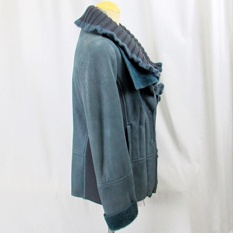 毛皮/ムートン/羊革/ムートンジャケット/リアルファー /OLIVIERI（オリヴィエリ）/イタリア製ムートン/１枚革/ウールニット |  | 05