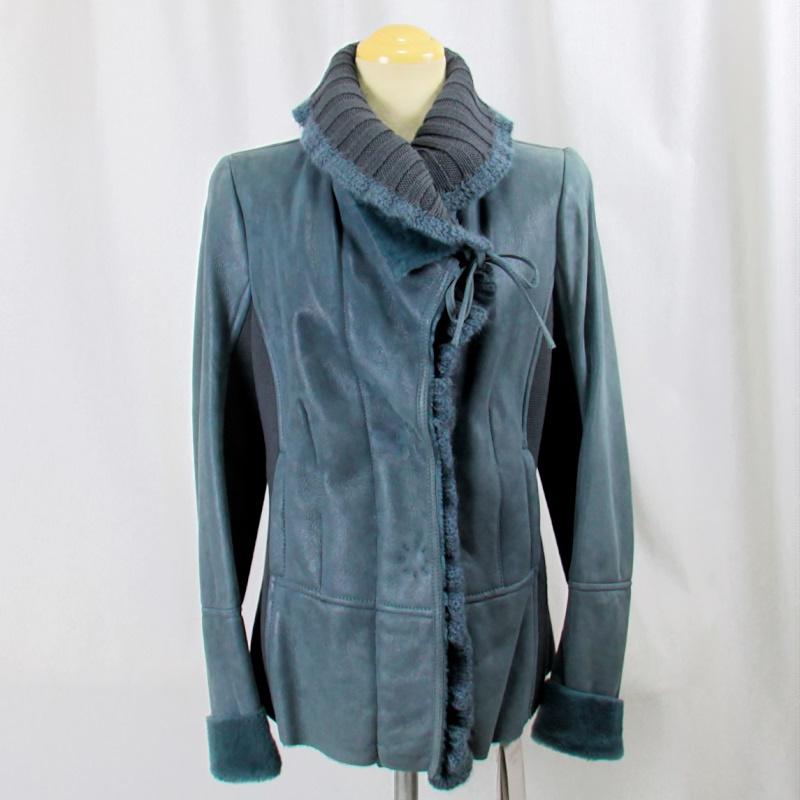 毛皮/ムートン/羊革/ムートンジャケット/リアルファー /OLIVIERI（オリヴィエリ）/イタリア製ムートン/１枚革/ウールニット |  | 07