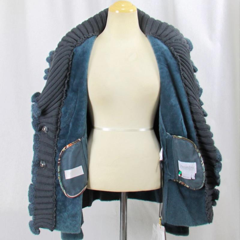 毛皮/ムートン/羊革/ムートンジャケット/リアルファー /OLIVIERI（オリヴィエリ）/イタリア製ムートン/１枚革/ウールニット |  | 08