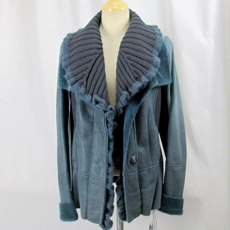 毛皮/ムートン/羊革/ムートンジャケット/リアルファー /OLIVIERI（オリヴィエリ）/イタリア製ムートン/１枚革/ウールニット |  | 09