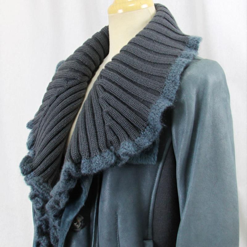 毛皮/ムートン/羊革/ムートンジャケット/リアルファー /OLIVIERI（オリヴィエリ）/イタリア製ムートン/１枚革/ウールニット |  | 11