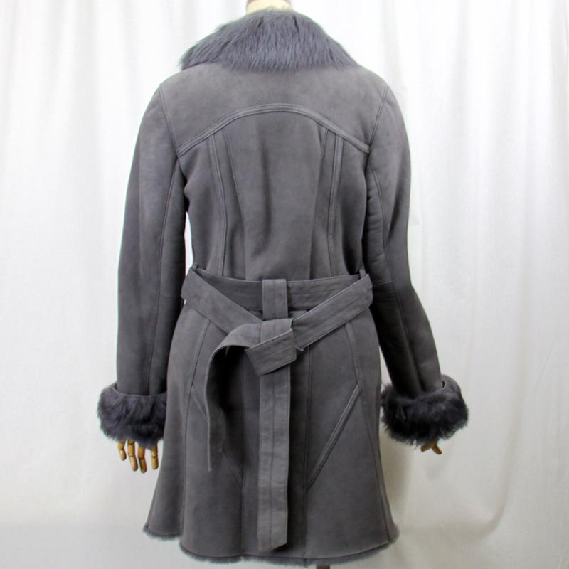 ご希望価格　R&L 美品　リアルファームートンコート　羊　毛皮　リアルファー 毛皮/ムートン/羊革/ムートン コート/リアルファー ムートンコート /1